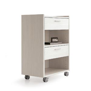 CARRELLO ESTETISTA NINE 3 - LEGNO LARICE BIANCO