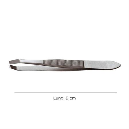 PINZETTA AGGRAPPANTE PUNTA RETTA - LUNGHEZZA 9 CM