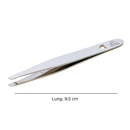 PINZETTA PUNTA OBLIQUA TOP - LUNGHEZZA 9,5 CM