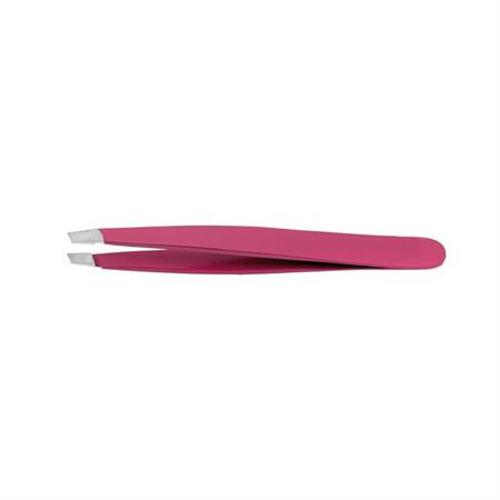 PINZETTA PUNTA OBLIQUA - FUCSIA - LUNGHEZZA 9,5 CM