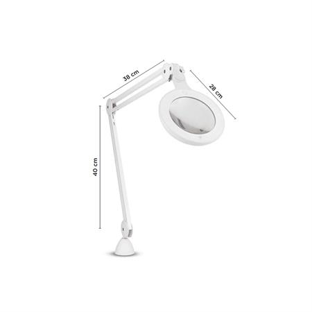 LAMPADA CON LENTE DI INGRANDIMENTO OMEGA 5 MAGNIFIER 3/5 DIOTTRIE