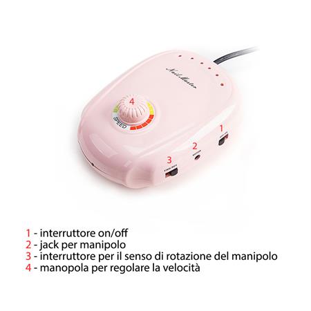 FRESA MICROMOTORE PER UNGHIE ROSE 35000 RPM