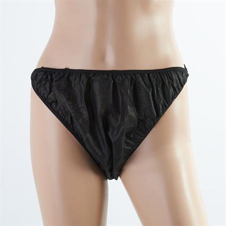 SLIP UNISEX MONOUSO TNT NERO IMBUSTATO SINGOLARMENTE - CONF. 50 PZ