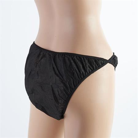 SLIP UNISEX MONOUSO TNT NERO IMBUSTATO SINGOLARMENTE - CONF. 50 PZ