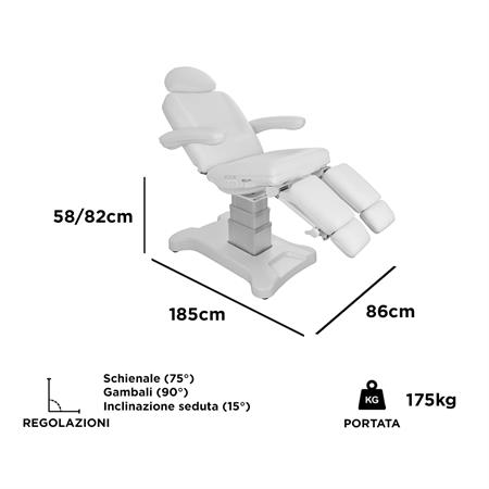 POLTRONA PODOLOGICA AMAL - 4 MOTORI