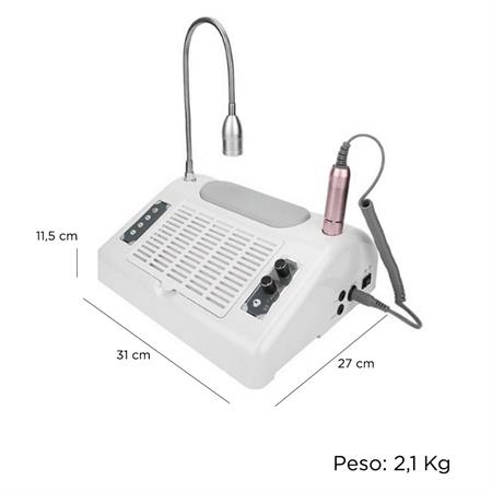 FRESA MICROMOTORE COMBINATA FLASH PER MANICURE E PEDICURE 30000 RPM