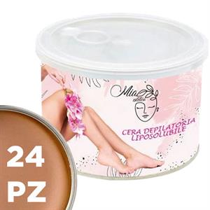 CERA DEPILATORIA LIPOSOLUBILE MIELE 400 ML CONF. 24 PZ