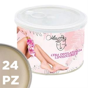 CERA DEPILATORIA LIPOSOLUBILE OSSIDO DI ZINCO 400 ML CONF. 24 PZ