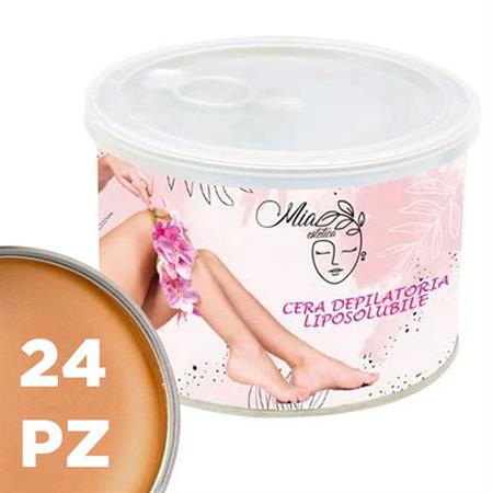 CERA DEPILATORIA LIPOSOLUBILE MELISSA 400 ML CONF. 24 PZ