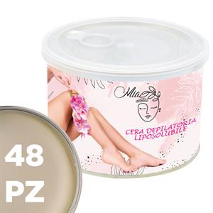 CERA DEPILATORIA LIPOSOLUBILE OSSIDO DI ZINCO 400 ML CONF. 48 PZ